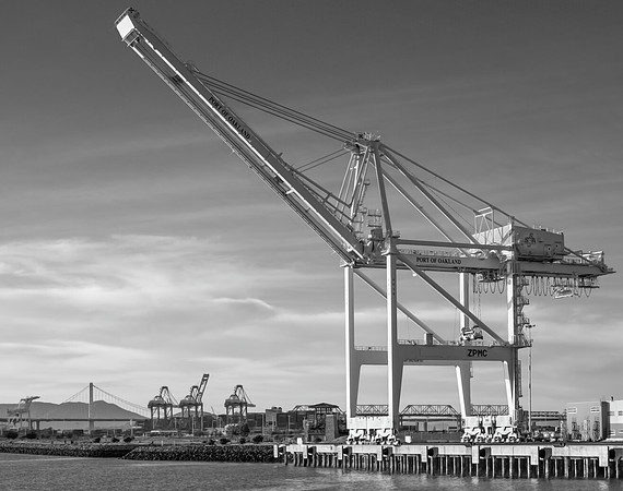 Loading Cranes #20, Port of Oakland, 2016