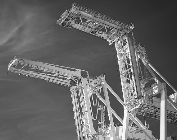 Loading Cranes #16, Port of Oakland, 2016