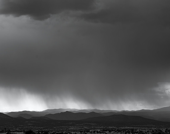 Rainstorm, Jemez Mountains, 2017
