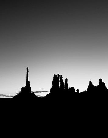 Totem Pole and Yei Bi Chei No. 3, Monument Valley, 2017