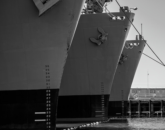 Ships' Prows, Alameda Naval Air Station, 2019